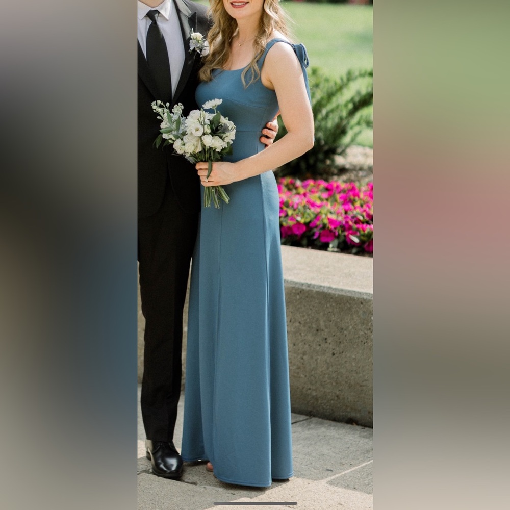 Birdy Grey Alex Convertible Bridesmaid Dress in Twilight Crepe, Size S